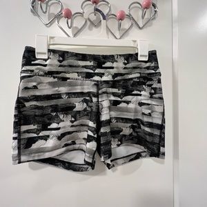 Camo workout shorts